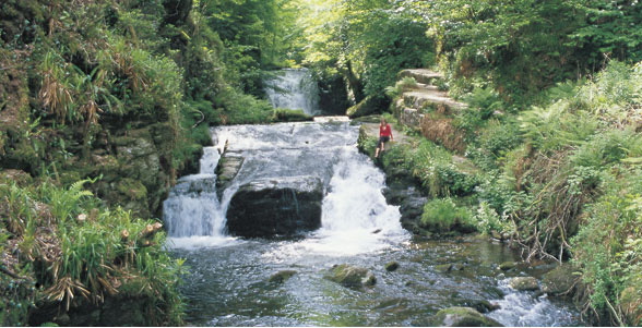 Travel to the west Country by water.