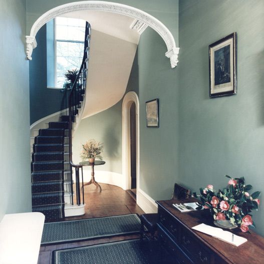Leslie House hallway.