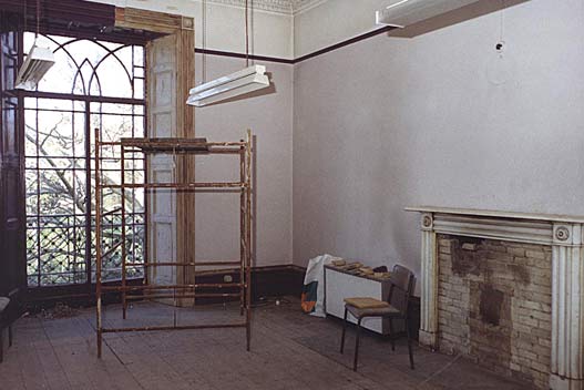 The meeting room before the refurbishment.